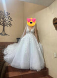 Color:WHITE Train Length:50cm US Size:12
