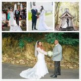 Runhufu Illusion Mermaid Wedding Dresses Lace Appliques Robe De Mari¨¦e Wedding Bride Gowns Court Train Backless Vestidos De Novia