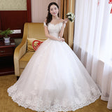 Bride Wedding Dress Main Wedding Dress 2025 New Sen Family Princess Dream Simple Shoulder White Wedding Dress