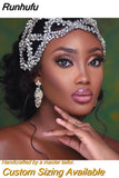 Runhufu HP243 Full Rhinestone Headband for Women Bridal Headpiece Wide Hair Band Handmade Headwear Wedding Hair Accessories