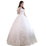 Bride Wedding Dress Main Wedding Dress 2025 New Sen Family Princess Dream Simple Shoulder White Wedding Dress