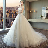 Brat-Commage And Tail Wedding Dress 2025 New Sentao High-Waisted Light Wedding Dress