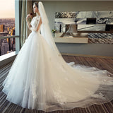 Brat-Commage And Tail Wedding Dress 2025 New Sentao High-Waisted Light Wedding Dress