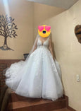 Color:WHITE Train Length:50cm US Size:12