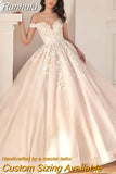 Runhufu Wedding Dress Vintage With Organza Ball Gown Boat Neck Sleeveless Lace Bride Gowns Appliques Back Lace Uprobes De Mariée