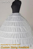 runhufu New 3 Rings Petticoat For Wedding Dress Elastic Band Lace Up Can Be Adjustable Wedding Accessories 12 Styles Available