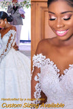 Runhufu Luxury Women Lace Decal Mermaid Wedding Dress Sexy Off Shoulder Dubai 2023 Premium Gown De Mariée Plus Size Customized