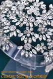 Runhufu HP376 Fashion Bridal Hair Accessories Crystal Headpiece For Women Tiara Wedding Crown Eew Set Rhinestone Bride Headband