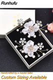 Runhufu X05 2pcs/lot Bride High Heels Clips Rhinestone Bridal Wedding Shoes Buckle Women Accessories High Heel Decoration