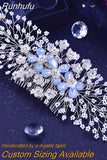 Runhufu HP434 Bridal Headband Rhinestone Women Headwear Bride Crowns Tiaras Wedding Hair Accessories Pageant Party Headdress