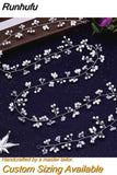 Runhufu HP243 Full Rhinestone Headband for Women Bridal Headpiece Wide Hair Band Handmade Headwear Wedding Hair Accessories