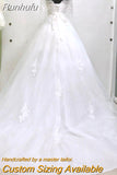 Runhufu Arrival Vestido De Noiva 2023 Long Sleeve Wedding Dresses Tulle Lace Bride Dresses Wedding Gowns Vintage Wedding Dresses