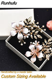 Runhufu X05 2pcs/lot Bride High Heels Clips Rhinestone Bridal Wedding Shoes Buckle Women Accessories High Heel Decoration