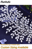 Runhufu HP311 Wedding Hair Comb for Bride Woman Headwear Rhinestone Bridal Hair Ornaments Wedding Headpiece Hair Accessories