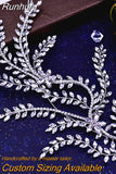 Runhufu HP434 Bridal Headband Rhinestone Women Headwear Bride Crowns Tiaras Wedding Hair Accessories Pageant Party Headdress