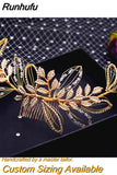 Runhufu Alloy Rhinestone Headband Wedding Head Piece Flower Bridal Hair Accessories Hair Comb Silver Hair Clips Headwear HP301