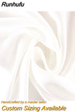 Runhufu Two Layers Sequins Lace Edge Wedding Veils Custom Made