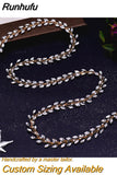 Runhufu HP243 Full Rhinestone Headband for Women Bridal Headpiece Wide Hair Band Handmade Headwear Wedding Hair Accessories
