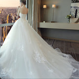 Brat-Commage And Tail Wedding Dress 2025 New Sentao High-Waisted Light Wedding Dress