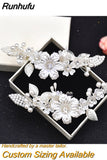 Runhufu X05 2pcs/lot Bride High Heels Clips Rhinestone Bridal Wedding Shoes Buckle Women Accessories High Heel Decoration