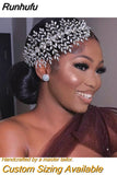 Runhufu HP311 Wedding Hair Comb for Bride Woman Headwear Rhinestone Bridal Hair Ornaments Wedding Headpiece Hair Accessories