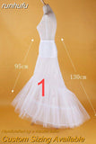 runhufu New 3 Rings Petticoat For Wedding Dress Elastic Band Lace Up Can Be Adjustable Wedding Accessories 12 Styles Available