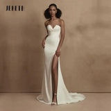 Runhufu Sweetheart Neckline Wedding Dresses For Women Boho Bridal Gowns Sexy Backless Mermaid Vestidos De Novia Custome Made