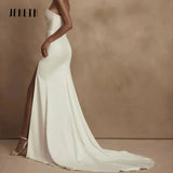Runhufu Sweetheart Neckline Wedding Dresses For Women Boho Bridal Gowns Sexy Backless Mermaid Vestidos De Novia Custome Made