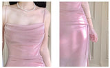 Beautiful Spaghetti Strap Bodycon Dress Sleeveless Prom Dress Quincea?era Prom Dress HZ1108