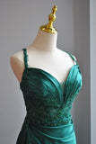 Elegant Green Sweetheart Neck Mermaid Long Prom Dress Gorgeous Formal Evening Dress HZ1108