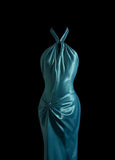 Beautiful Blue Halter Mermaid Backless Long Prom Dress Gorgeous Formal Evening Dress HZ1108