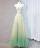 Sweet?? Fairy Style Ball Gown for Birthday&Quinceanera-Sparkling Diamond A-line Tulle Evening Dress HZ1108