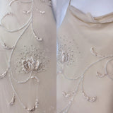 ??Y2K Fairytale White Chiffon Short Prom Dress Vintage Applique Beading Party Dresses HZ1108