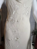??Y2K Fairytale White Chiffon Short Prom Dress Vintage Applique Beading Party Dresses HZ1108