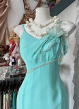 Sweet Mint Green Spaghetti Strap Chiffon Lace Bodycon Prom Dress Elegant Party Dress HZ1108