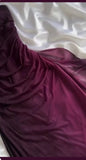 Vintage Grape One Shoulder Shiny Chiffon Sheath Elegant Party Dress with Ruffles HZ1108