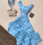 Elegant Pink A-Line Chiffon Party Dresses HZ1108