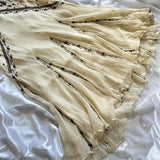 Vintage Beaded Chiffon Sheath Prom Dresses Backless Evening Dresses HZ1108