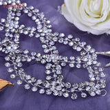 Runhufu HP243 Full Rhinestone Headband for Women Bridal Headpiece Wide Hair Band Handmade Headwear Wedding Hair Accessories