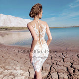 Runhufu Vintage Wedding Dress with Detachable Skirt O-Neck Appliques Lace Tulle Two Pieces Bride Gowns 2024 suknia ?lubna