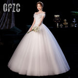 runhufu Fashion Classic Simple Korean Sweetheart Wedding dress plus size off the shoulder Bow Vestidos De Noiva 2023 Robe De Mariage