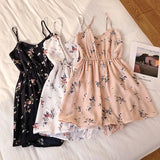 Runhufu Sleeveless Floral Women Jumpsuits Summer Beach Wide Leg Overalls Fashion Korean Playsuits Bohemian Print Strap Rompers