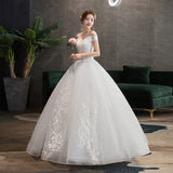 runhufu Dress 2023 New Sexy V-neck Ball Gown Princess Vintage Wedding Dresse Luxury Lace Wedding Gowns Plus Size