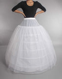 runhufu New 3 Rings Petticoat For Wedding Dress Elastic Band Lace Up Can Be Adjustable Wedding Accessories 12 Styles Available