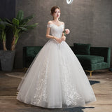 runhufu Dress 2023 New Sexy V-neck Ball Gown Princess Vintage Wedding Dresse Luxury Lace Wedding Gowns Plus Size