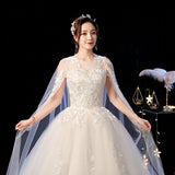 Runhufu Dress 2023 New Elelgant Court Train Lace Embroidery Princess Vintage Wedding Dresse Plus Szie Wedding Gowns
