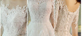 runhufu Fashion Classic Wedding Dress 2023 New Lace Three Quarter Sleeve O-Neck Elegant Plus size Vestido De Noiva Korean Bride Gown