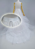runhufu Long Train Petticoat Slim Wedding Dress Crinoline Bridal COS Cheap Sexy Enaguas enaguas wedding dress hoops
