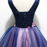 runhufu Dress 2023 V-neck Classic Flower Appliques Noble Mini Ball Gown Sweet Quinceanera Dresses Party Prom Formal Dress