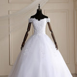Runhufu Beading Lace Long Train Wedding Dresses 2023 Ball Wedding Gown Vestidos De Noiva Robe De Mariage Bridal Dress